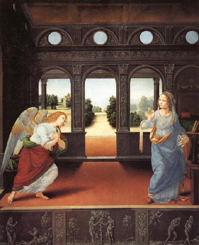 LORENZO DI CREDI The Annunciation oil painting picture